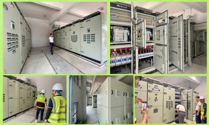 Việt Á Đóng điện thành công 3 dàn MSB - 5000A 120kA