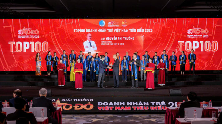 Ông Đặng Hồng Anh tái cử Chủ tịch Hội Doanh nhân trẻ Việt Nam trao tặng cúp và bằng khen TOP 100 cho Công ty cổ phần thiết bị Việt Á