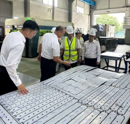 Khu vực Gia công Cơ khí Chính xác Công nghệ cao của Việt Á